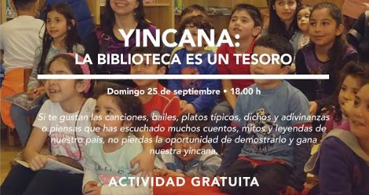 Yincana: La biblioteca es un tesoro