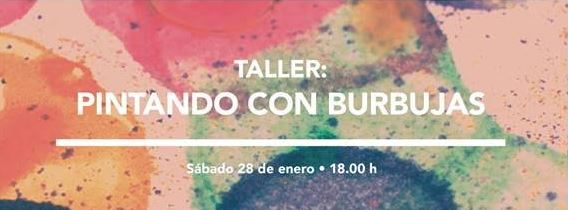 Taller: Pintando con burbujas